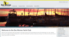 Desktop Screenshot of desmoinesyachtclub.com